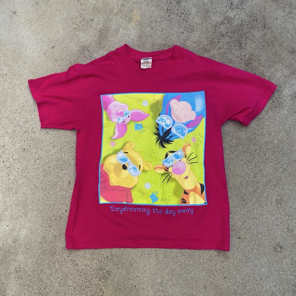 Vintage Winnie The Pooh Shirt 90s Tigger Piglet & Eeyore Disney Tee Size Small